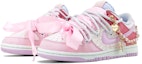 Lookbook 【客製化球鞋】Nike Dunk Low 解構鞋帶 特殊鞋盒 小香風 珍珠鏈條 絲綢鞋帶 女生日禮 女神專屬 低筒 板鞋 女款 粉白