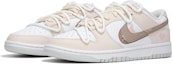 Lookbook 【訂製球鞋】Nike Dunk Low 療癒復古 解構綁帶 休閒 低筒 板鞋 女款 奶茶色