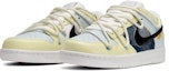 Lookbook (W) 【定制鞋款】耐克Dunk Low "解构牛仔黄蓝黑" DH9765-100(TeamE-女款牛仔贴布黄蓝黑)