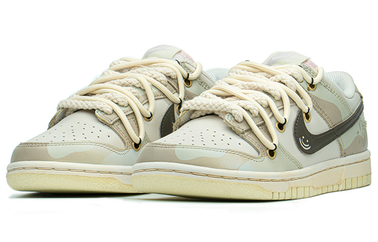 [Custom Shoes] (W) Nike Dunk Low 'Deconstructed Cream Cake Wave' 圖 3