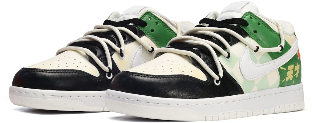 (W) Zapatillas Nike Dunk Low 'Deconstruido Ajedrez Negro Verde' DH9765-100(TeamE-女款天才黑黄绿) Lookbook (W) Zapatillas Nike Dunk Low 'Deconstruido Ajedrez Negro Verde' DH9765-100(TeamE-女款天才黑黄绿)