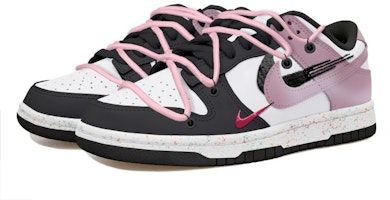 【客製化球鞋】 Nike Dunk Low OKHR 解構風 暈染 熊貓 潑墨 活力 三勾 低筒 板鞋 女款 黑白 Lookbook 【客製化球鞋】 Nike Dunk Low OKHR 解構風 暈染 熊貓 潑墨 活力 三勾 低筒 板鞋 女款 黑白