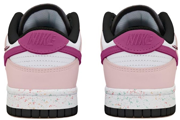 【定製球鞋】Nike Dunk Low 解構風 潑墨 活力 三勾 低幫 板鞋 女款 玫紅 Shop 【定製球鞋】Nike Dunk Low 解構風 潑墨 活力 三勾 低幫 板鞋 女款 玫紅