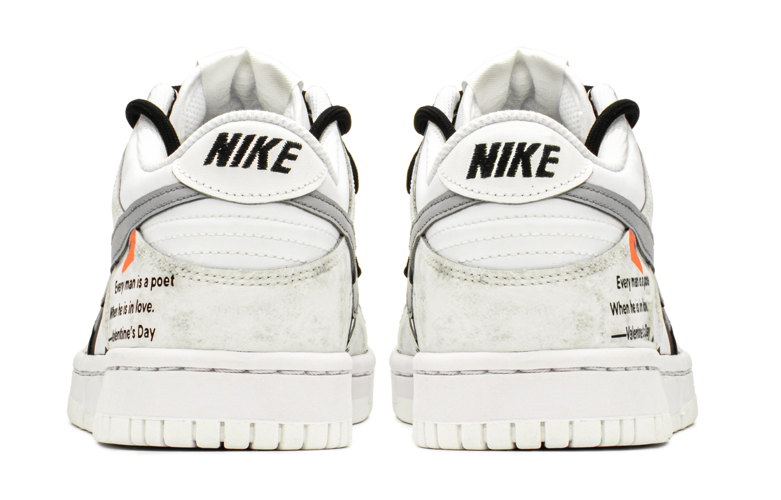 Shop (W) [Sepatu Kustom] Nike Dunk Low 'Gaya Zebra Terdekontruksi' DH9765-100(TeamA-DKL斑马白女S-BOX)