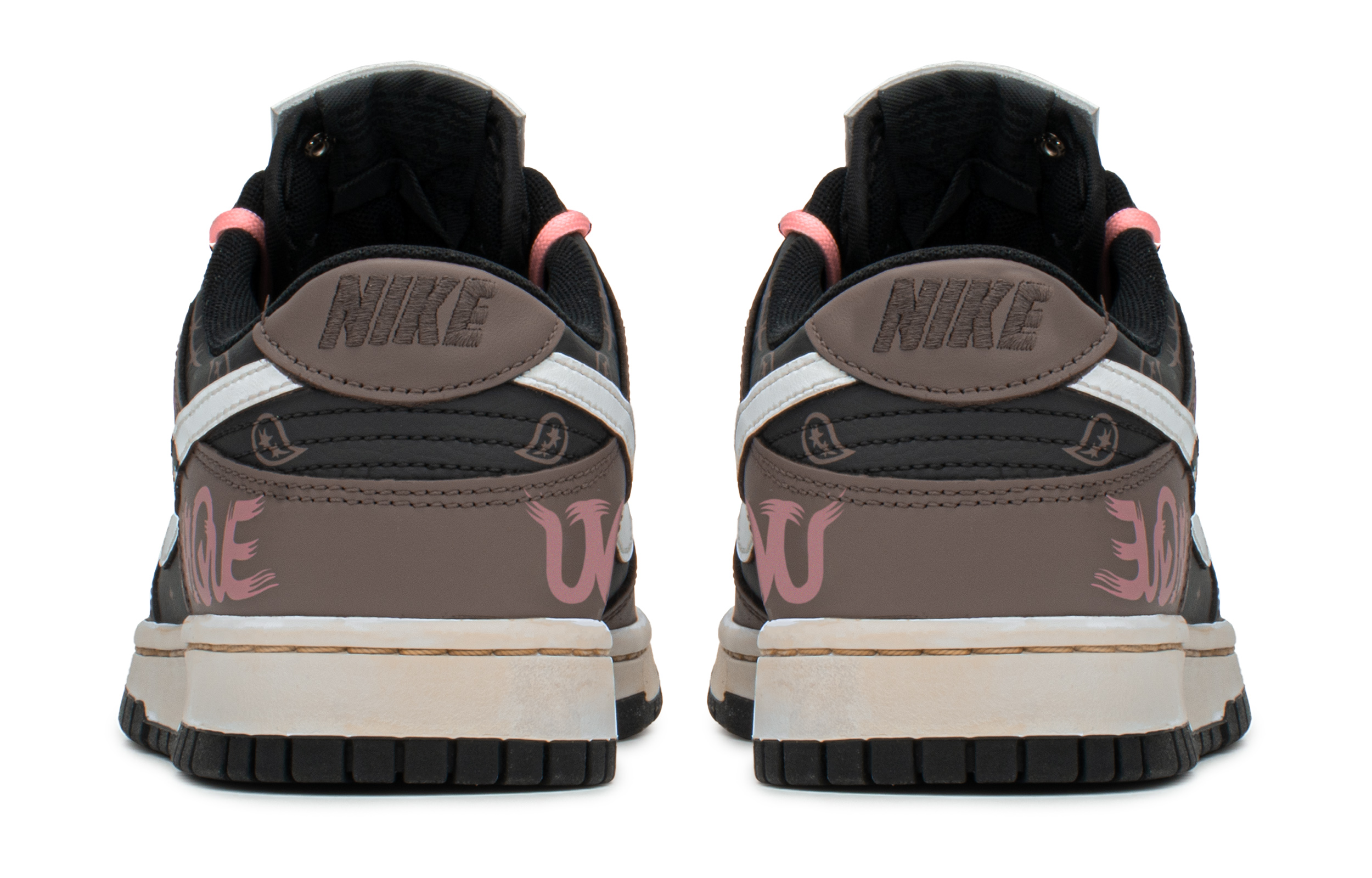 Shop (W) [カスタムシューズ] (女性用) ナイキ ダンク ロー 'デコンストラクト モカ' DH9765-002(TeamA-DK女棕青春乐S-BOX)