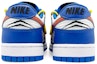 Shop (W) Zapatillas Nike Dunk Low 'Azul Tiburón Deconstruido' CW1590-001(TeamE--女款SharkOW蓝白)
