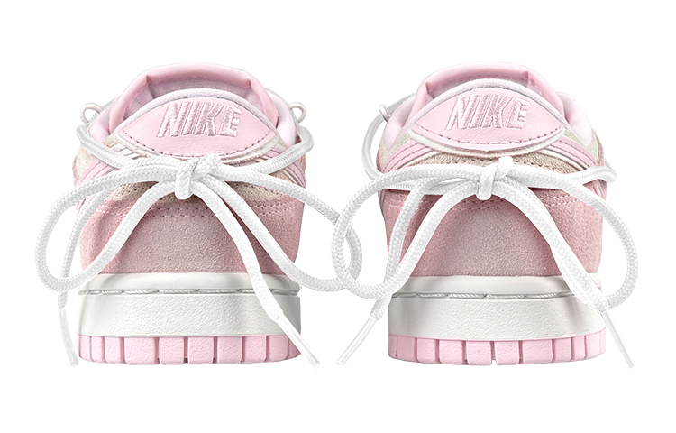Purchase 【定制球鞋】Nike Dunk Low 舒適百搭 禮盒 解構 低幫 板鞋 女款 白粉