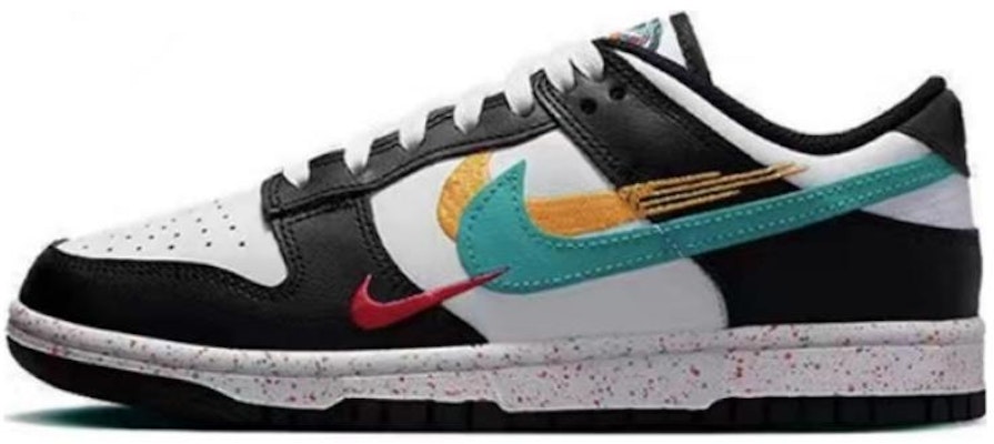 【定製球鞋】Nike Dunk Low 解構風 潑墨 活力 三勾 低幫 板鞋 女款 玫紅 Sizing 【定製球鞋】Nike Dunk Low 解構風 潑墨 活力 三勾 低幫 板鞋 女款 玫紅