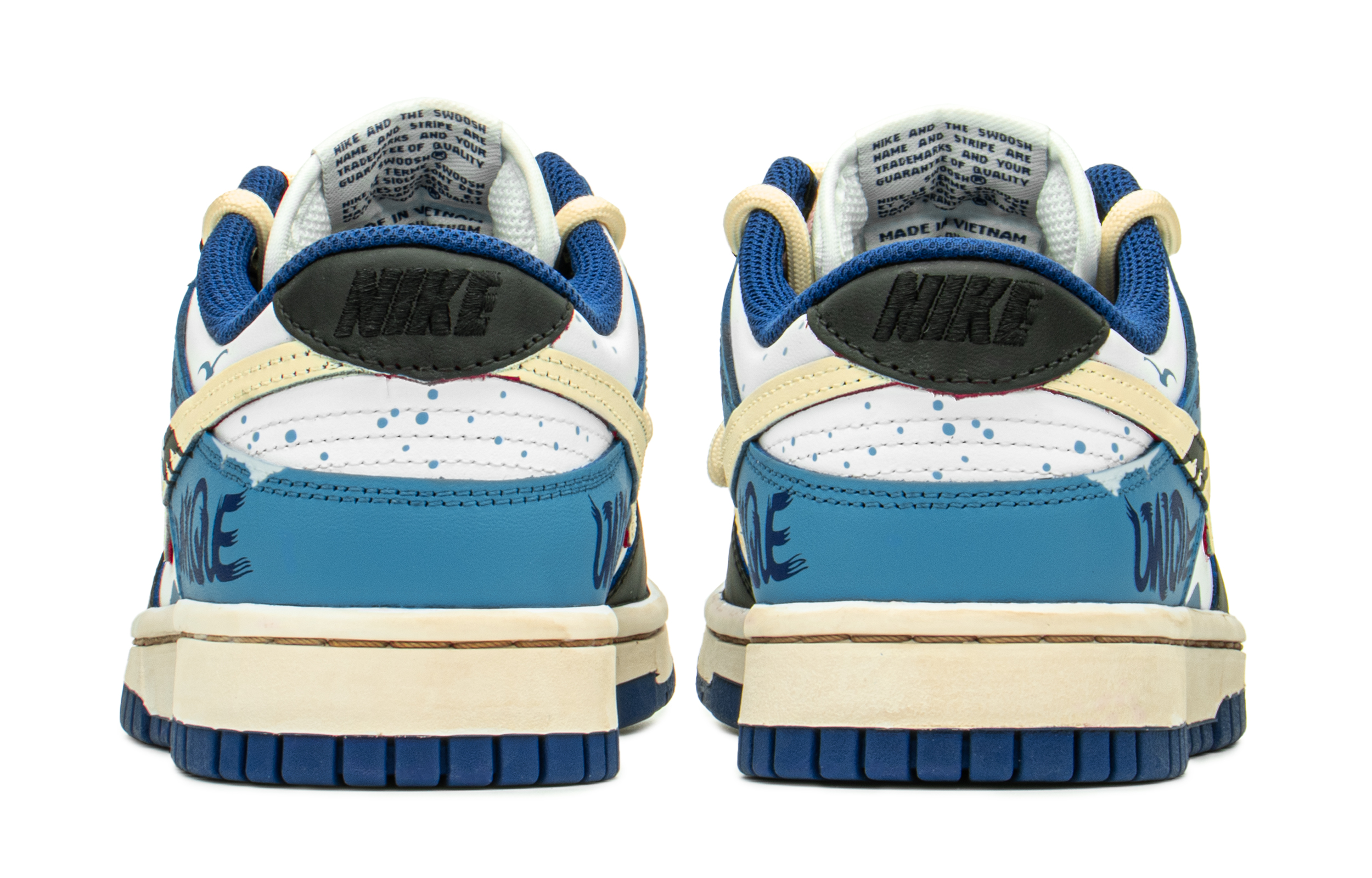 Shop (W) 나이키 덩크 로우 '딥 스카이 블루' (커스텀) DD1503-119(TeamA-DK女深蓝海岸)