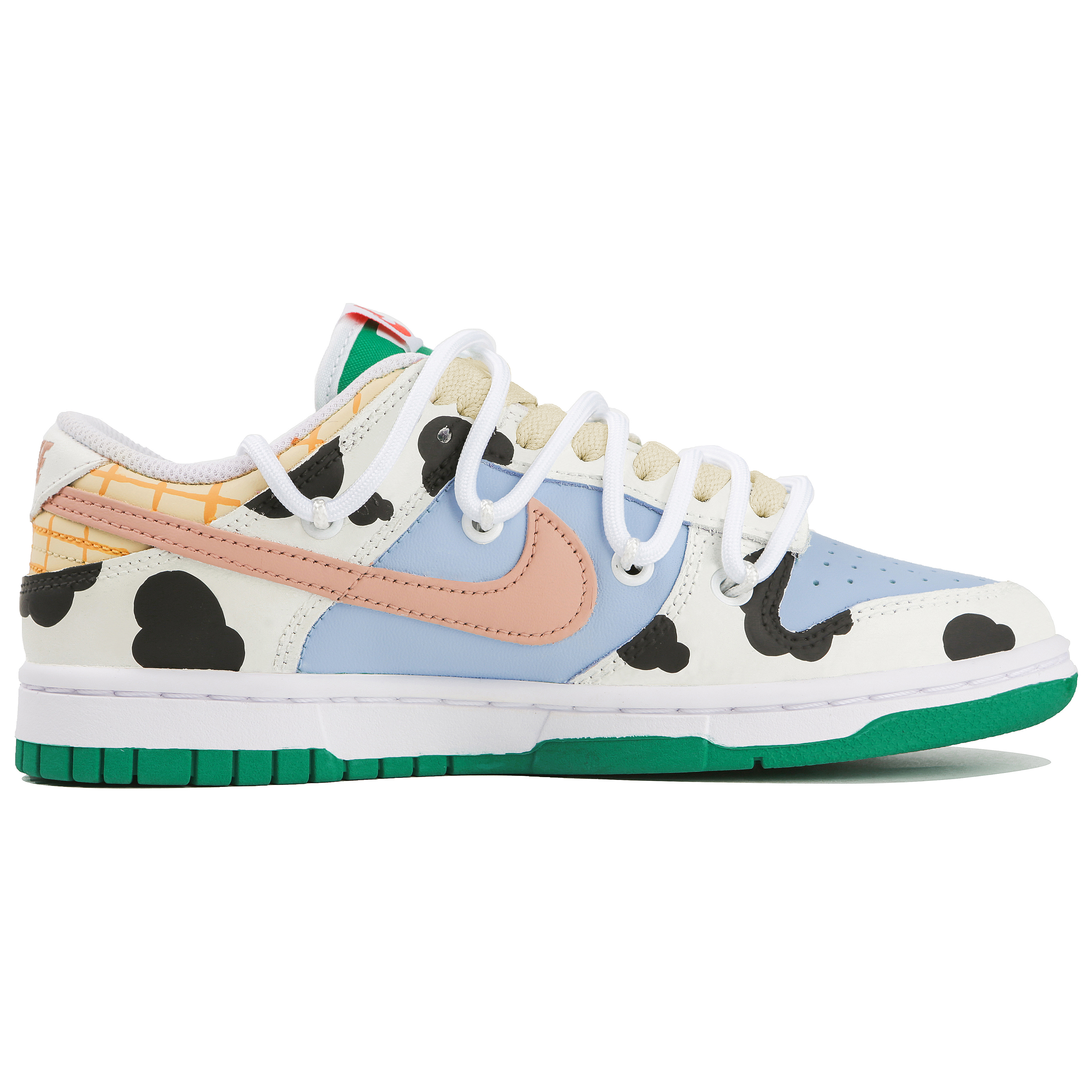 [Custom Shoes] (W) Nike Dunk Low 'Denim Paradise Blue Green' 圖 3