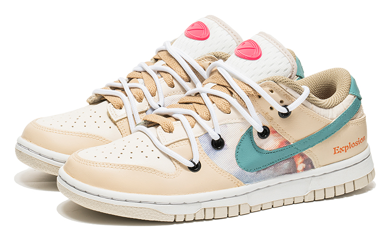 Lookbook (W) [Kasut Custom] Nike Dunk Low 'Denim Sage Deconstructed' DX6060-121(TeamB-米黄绿勾解构S-BOX)