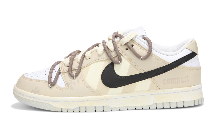 Buy (W) [Shoes Kustom] Nike Dunk Low 'Desert Cross Strap' DH9765-102(Teamfour-女款十字架条纹)