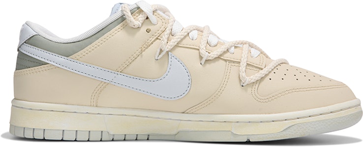 【定制球鞋】 Nike Dunk Low 丘圖騰 枯枝 復古做舊 解構綁帶 防滑耐磨 低幫 板鞋 女款 沙漠黃 Order 【定制球鞋】 Nike Dunk Low 丘圖騰 枯枝 復古做舊 解構綁帶 防滑耐磨 低幫 板鞋 女款 沙漠黃