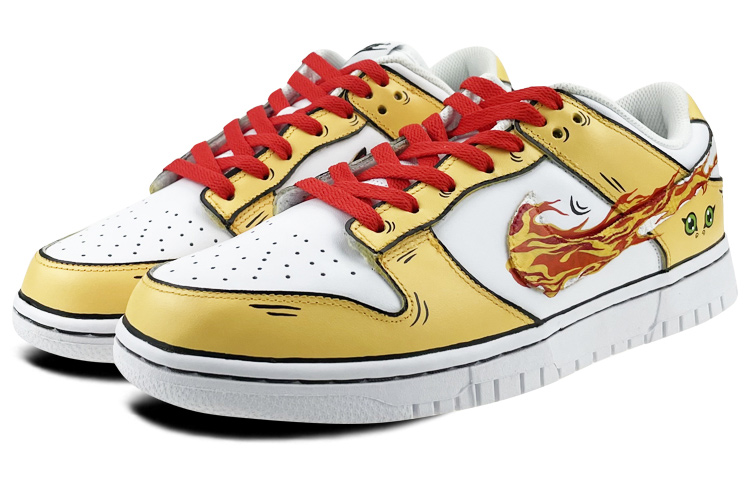 Lookbook (W) Zapatillas Nike Dunk Low 'Digimon Agumon Estampado Animal' DD7099-100(Team叁-女款亚古兽S-BOX)