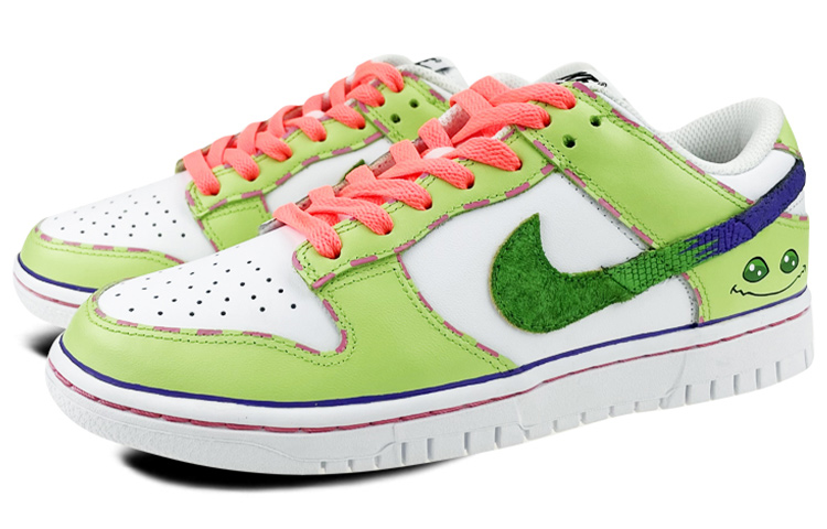 Shop (W) Zapatillas Nike Dunk Low 'Digimon Barumon Estampado Animal' DD7099-100(Team叁-女款巴鲁兽绿S-BOX)