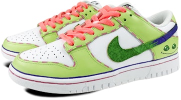 (W) 【カスタムシューズ】(レディース)ナイキダンクロー『デジモンバルモンアニマルプリント』 DD7099-100(Team叁-女款巴鲁兽绿S-BOX) Shop (W) 【カスタムシューズ】(レディース)ナイキダンクロー『デジモンバルモンアニマルプリント』 DD7099-100(Team叁-女款巴鲁兽绿S-BOX)