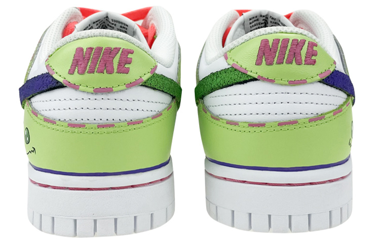Details for (W) Zapatillas Nike Dunk Low 'Digimon Barumon Estampado Animal' DD7099-100(Team叁-女款巴鲁兽绿S-BOX)