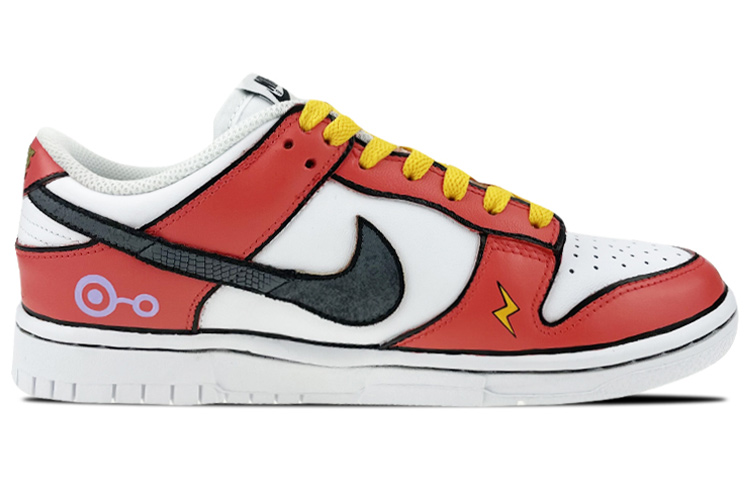 Order (W) [定制鞋] 耐克Dunk Low '数码宝贝甲虫兽' DD7099-100(Team叁-女款甲虫兽白红)