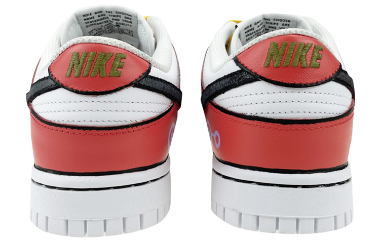 Purchase (W) [定制鞋] 耐克Dunk Low '数码宝贝甲虫兽' DD7099-100(Team叁-女款甲虫兽白红)