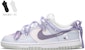 (W) 나이키 덩크 로우 '도파민 고백 블루 퍼플' (커스텀) DD1503-103(TeamA-胶囊爱心S-BOX)