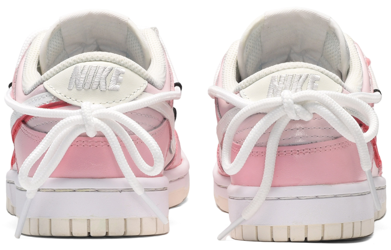 Shop (W) 나이키 덩크 로우 '도파민 벚꽃 핑크-화이트' (커스텀) DD1503-121(TeamE-女款樱花恋粉白)