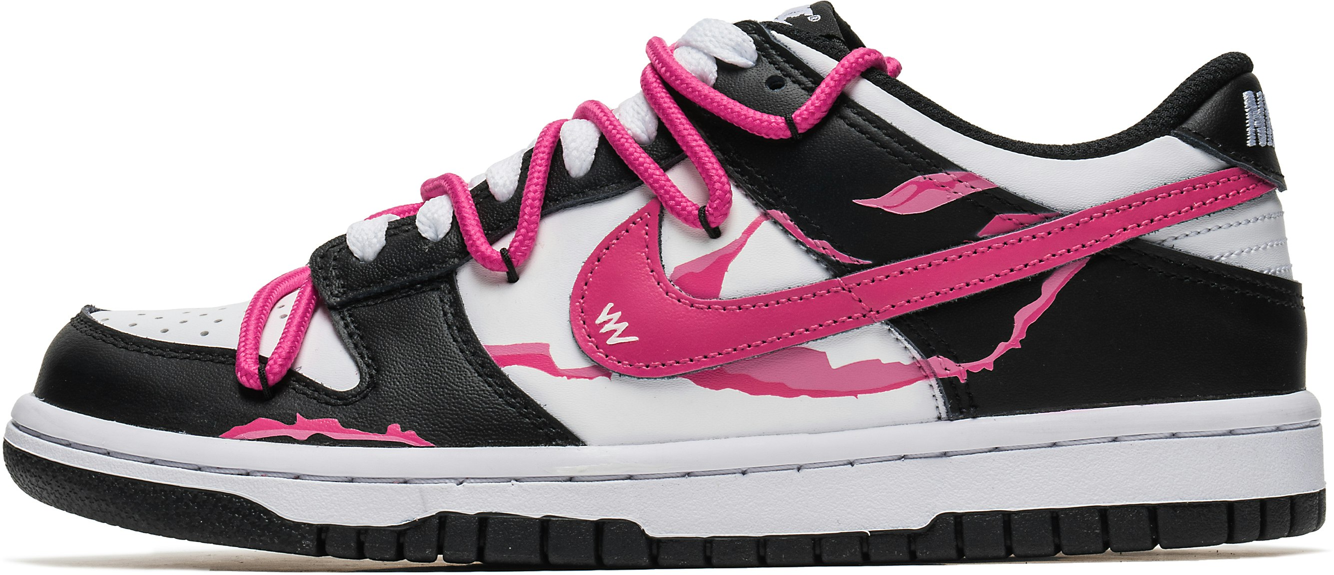custom-shoes-women-nike-dunk-low-dopamine-neuron-black-pink