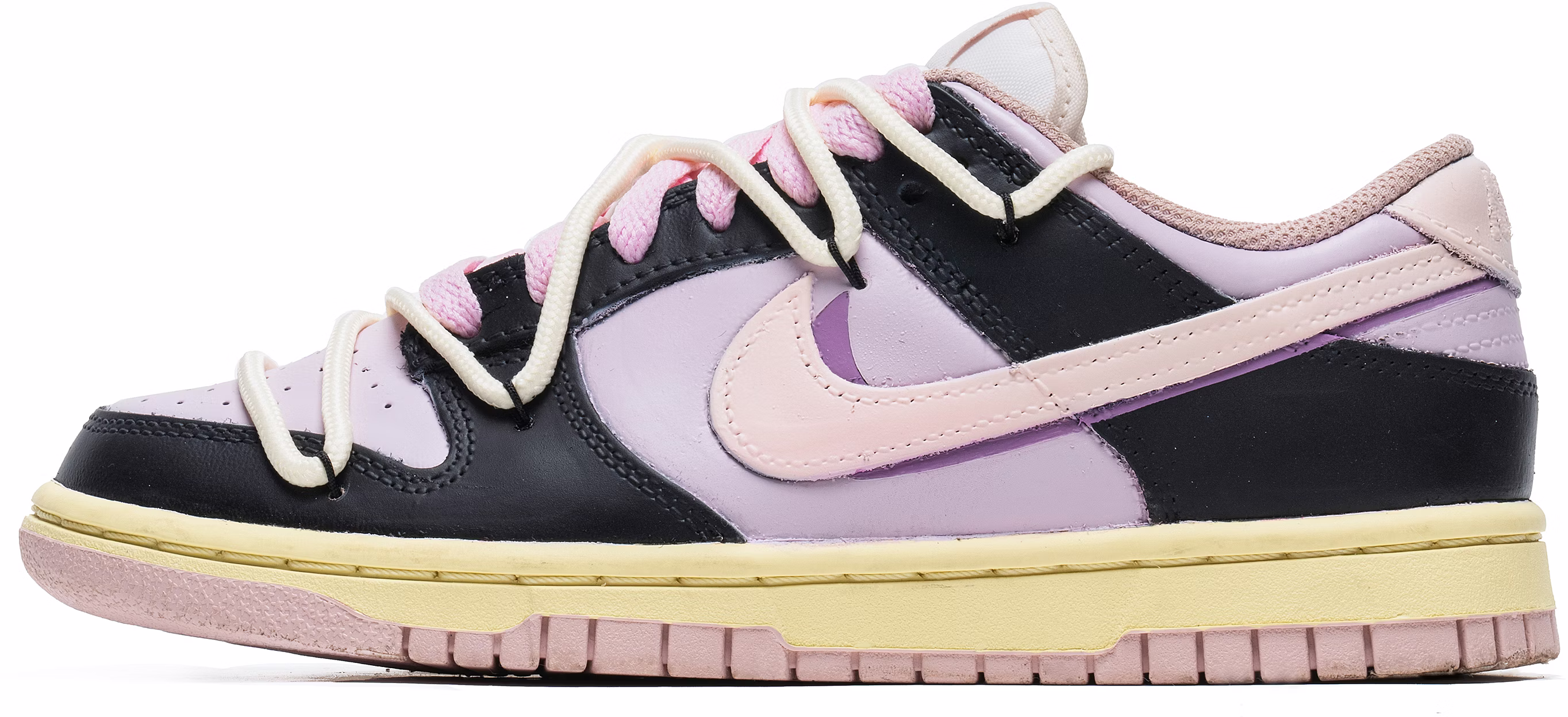 custom-shoes-women-nike-dunk-low-dopamine-taro-purple-deconstructed-dual-shoelaces-vintage-midsole