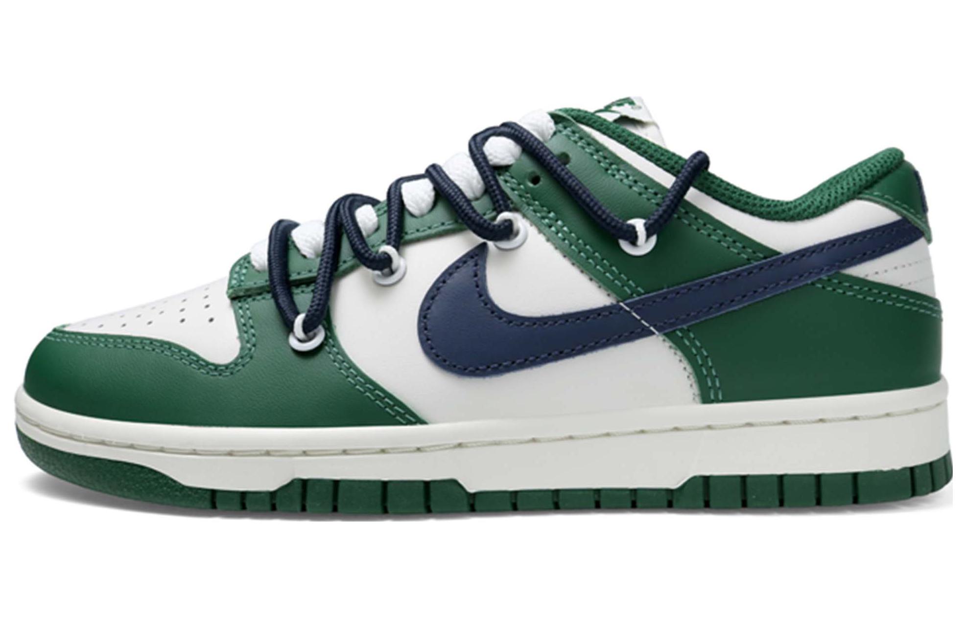 Order (W) [Shoes Kustom] Nike Dunk Low 'Putih Hijau Dopamin' DD1503-300(Team36-女款多巴胺藏青QD)