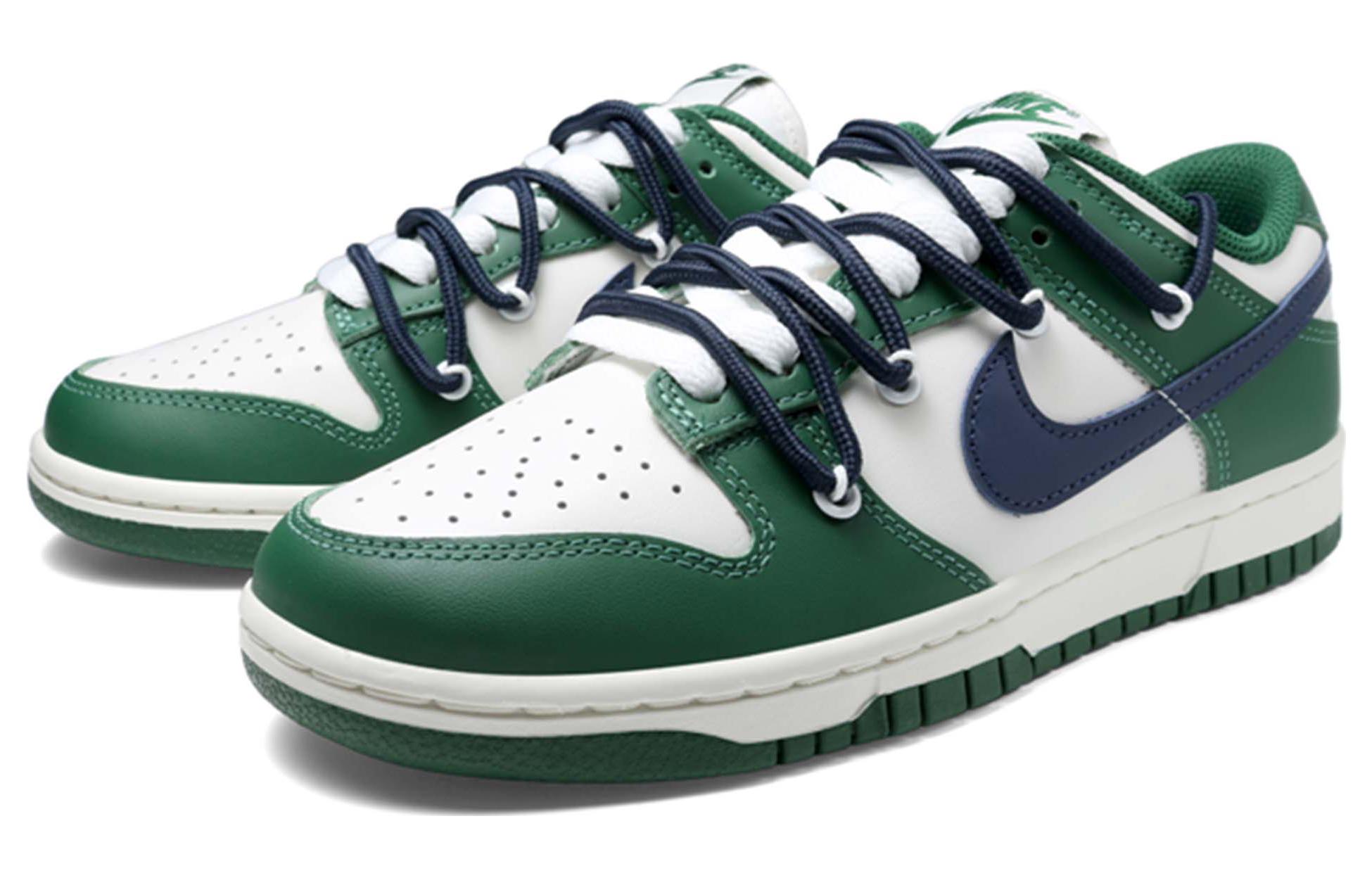 Shop (W) [Shoes Kustom] Nike Dunk Low 'Putih Hijau Dopamin' DD1503-300(Team36-女款多巴胺藏青QD)
