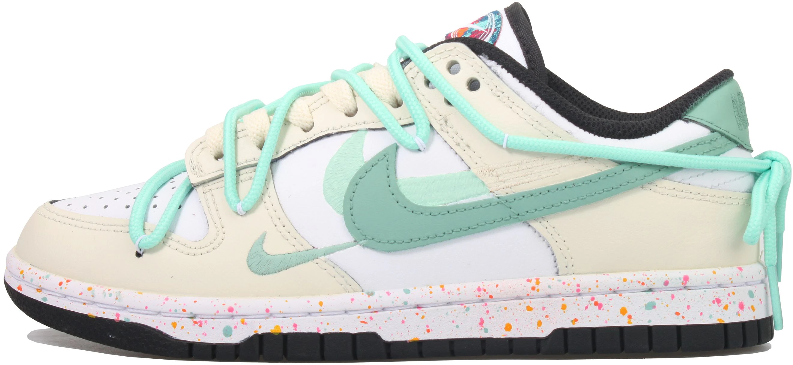 custom-shoes-women-nike-dunk-low-dragon-well-tea
