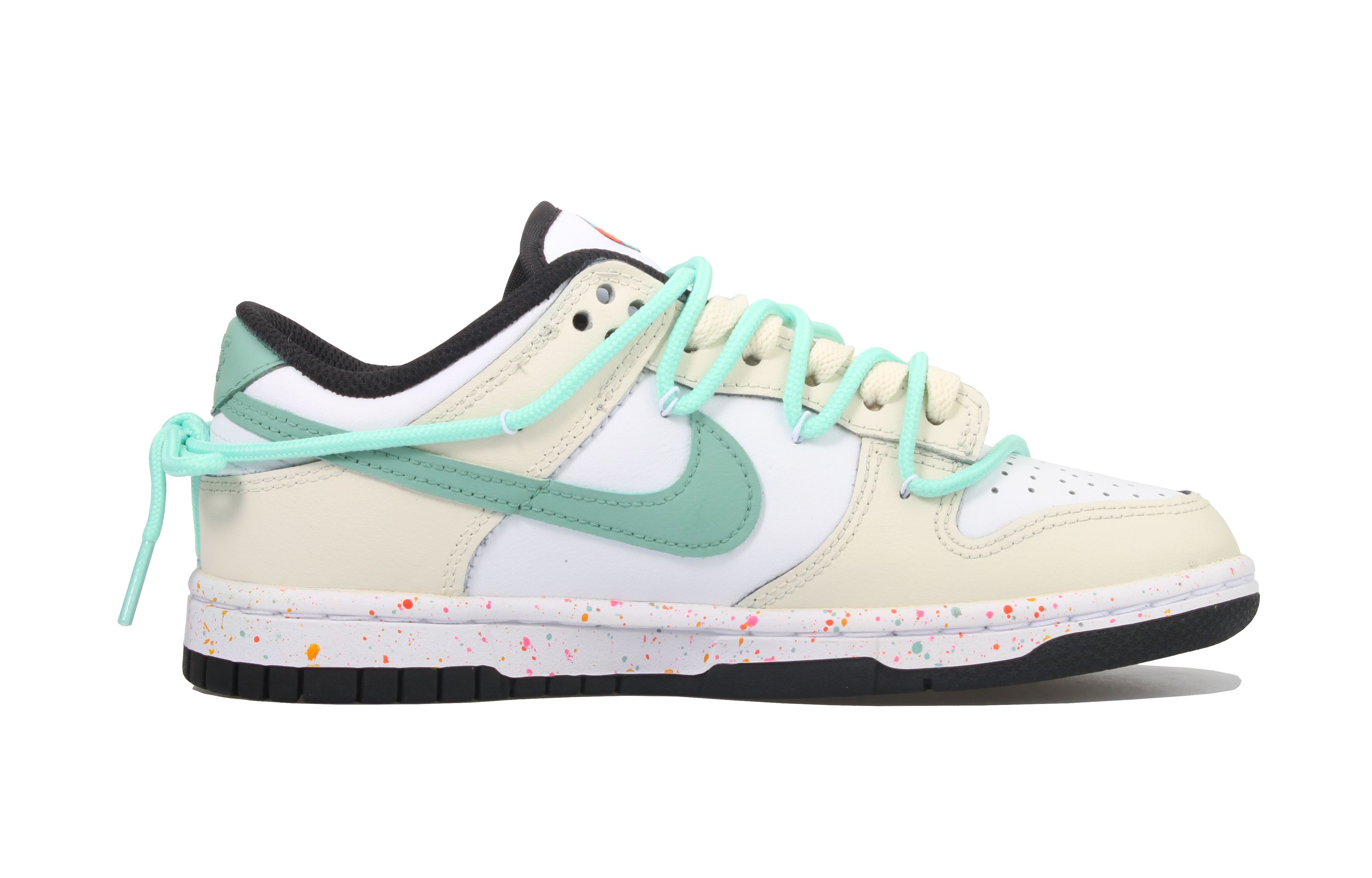 Order (W) [Sepatu Kustom] Nike Dunk Low 'Dragon Well Tea' FD4623-131(Team33-龙井春茶-女款)