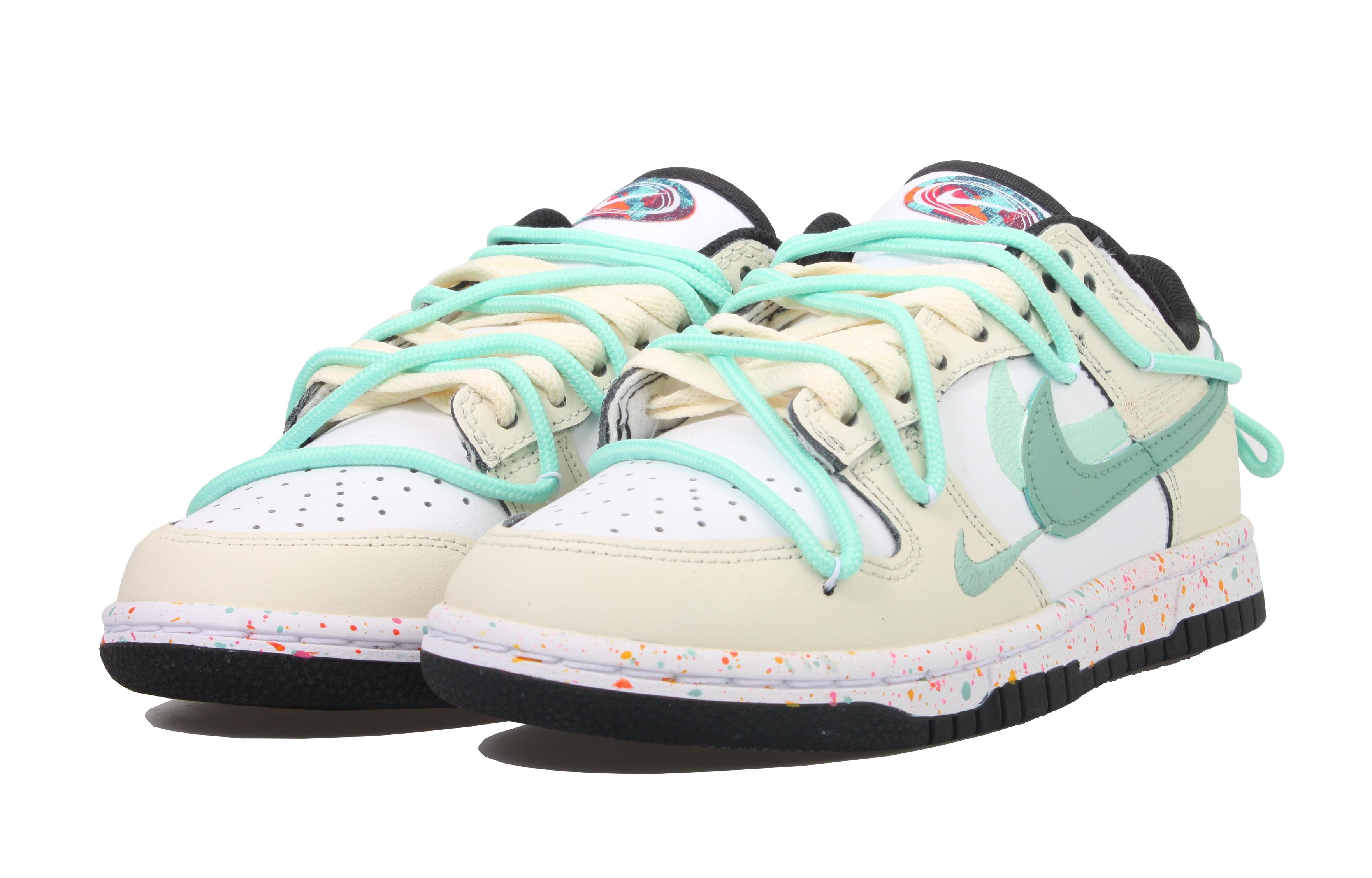 Lookbook (W) [Sepatu Kustom] Nike Dunk Low 'Dragon Well Tea' FD4623-131(Team33-龙井春茶-女款)