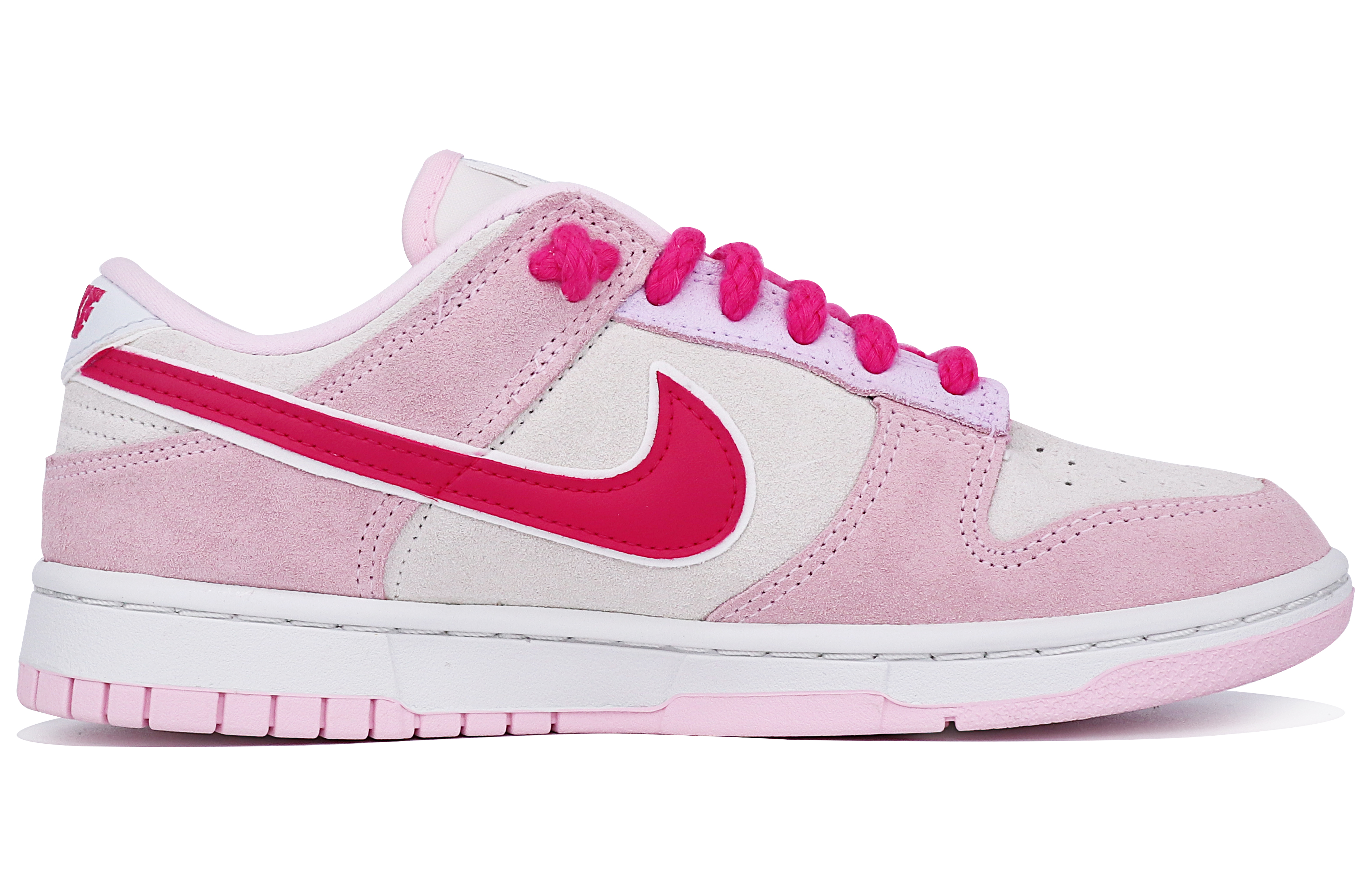 Order (W) [カスタムシューズ] (女性用) Nike ダンクロー 'ドリーミースターグラフィティ 白-ピンク-紫' DV3054-600(TeamTen-女款星之卡比)