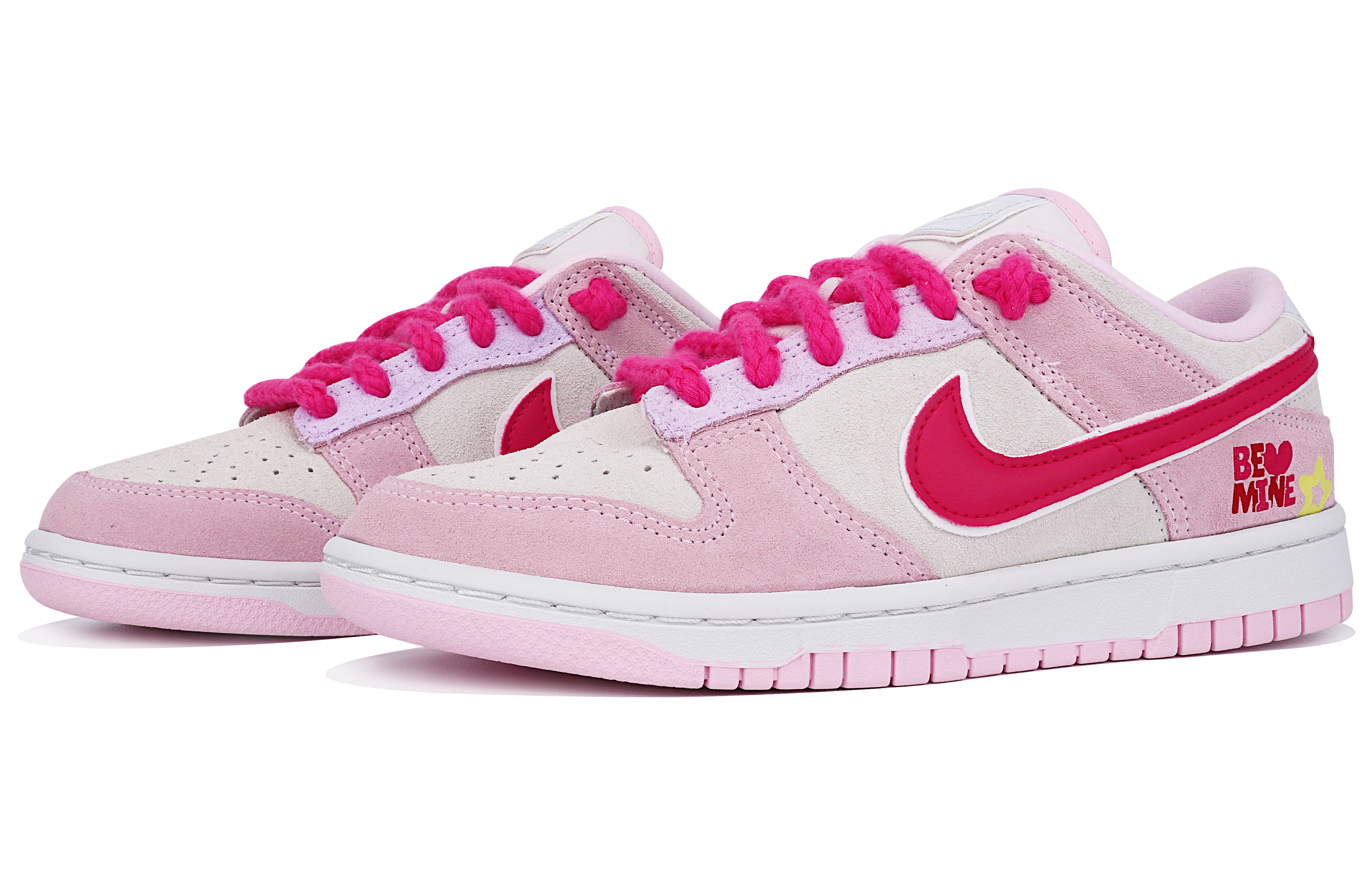 Lookbook (W) [カスタムシューズ] (女性用) Nike ダンクロー 'ドリーミースターグラフィティ 白-ピンク-紫' DV3054-600(TeamTen-女款星之卡比)