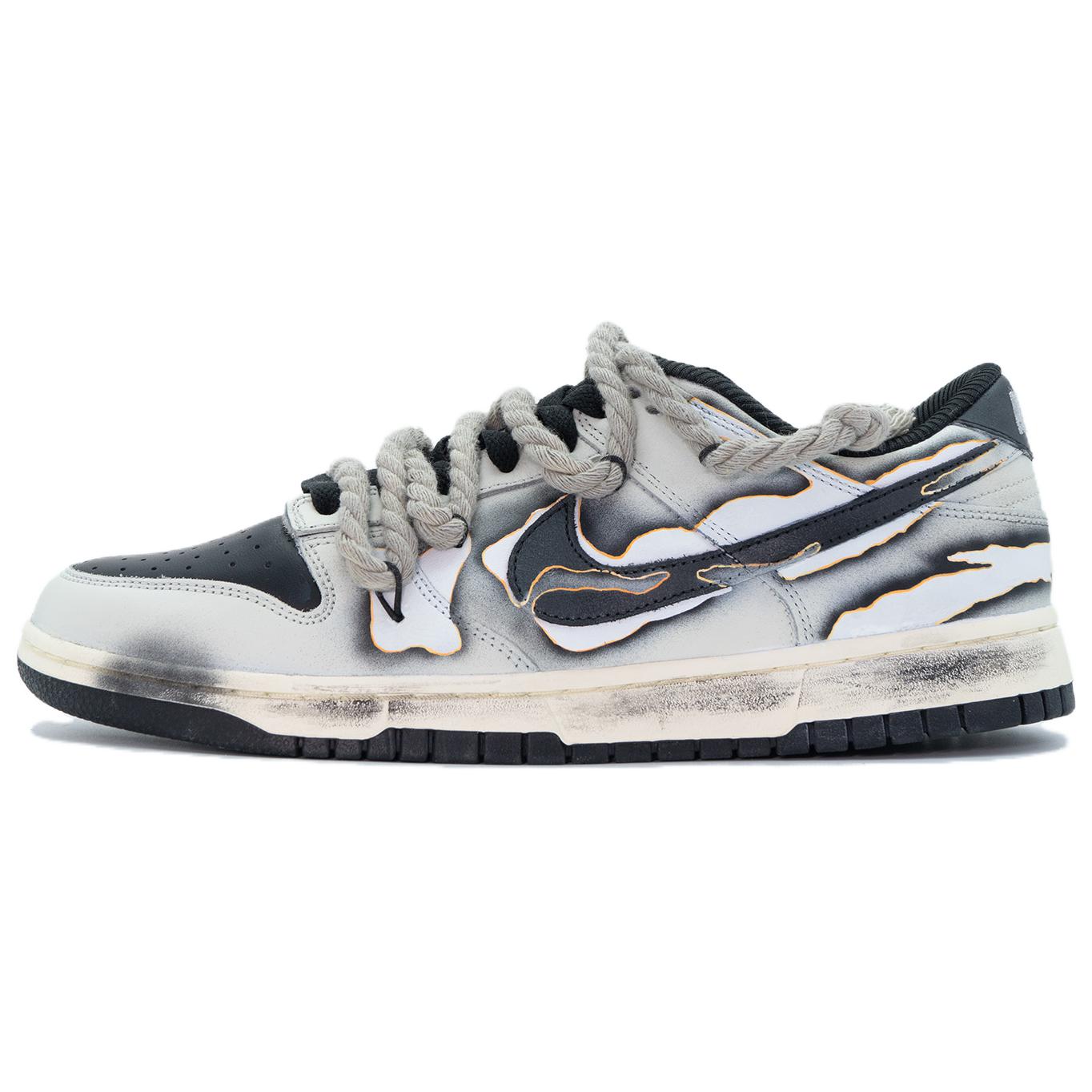 Buy (W) [Kasut Custom] Nike Dunk Low 'Kelabu Kacau Debu' FQ8899-100（Team197-001）