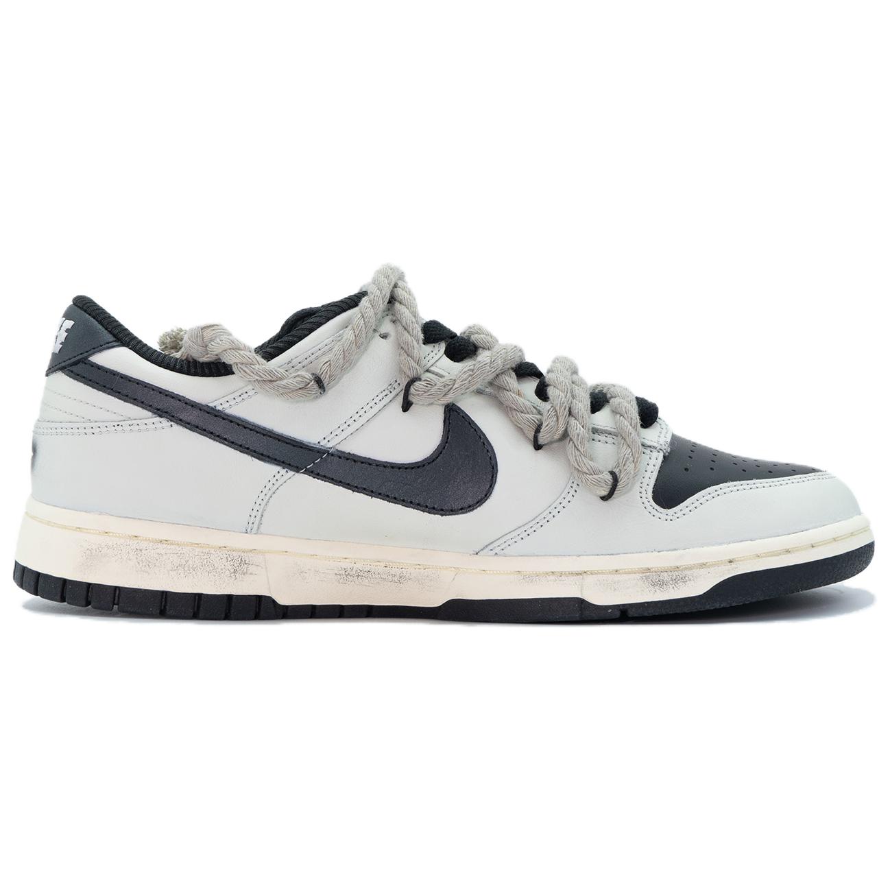 Lookbook (W) [Kasut Custom] Nike Dunk Low 'Kelabu Kacau Debu' FQ8899-100（Team197-001）