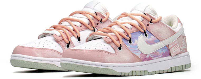 (W) 【カスタムシューズ】 ナイキ ダンク ロー「エレクトロニック ラブ ピンク-ホワイト」 DN1431-102(TeamA-DK女电子爱情S-BOX) Lookbook (W) 【カスタムシューズ】 ナイキ ダンク ロー「エレクトロニック ラブ ピンク-ホワイト」 DN1431-102(TeamA-DK女电子爱情S-BOX)