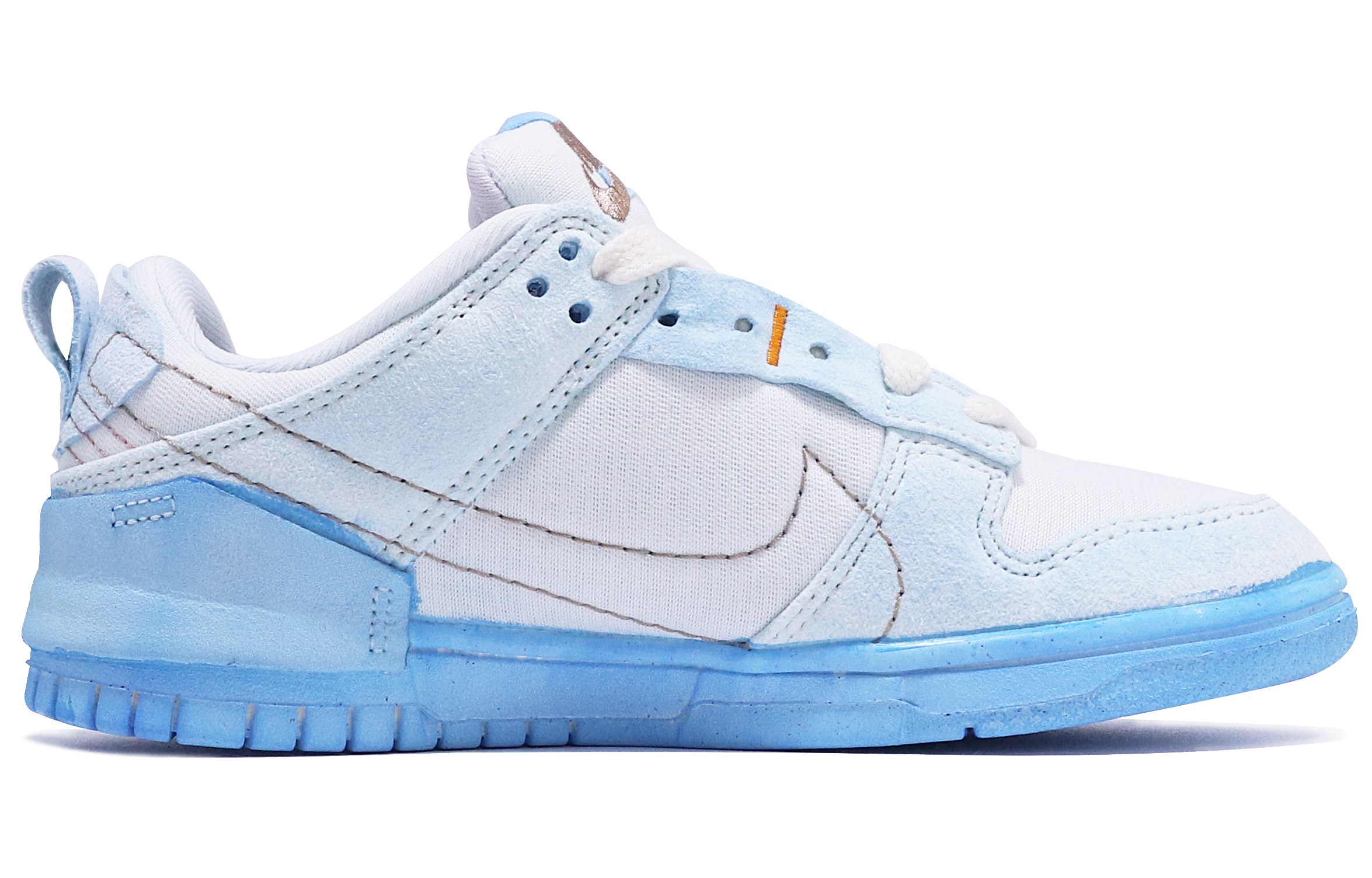 Order (W) [Sepatu Kustom] Nike Dunk Low 'Biru Pudar' DH4402-100(TeamTen-女款浸染蓝)