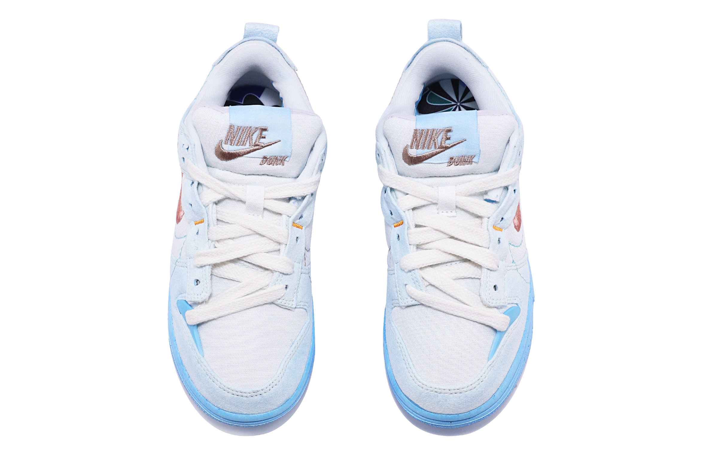 Shop (W) [Sepatu Kustom] Nike Dunk Low 'Biru Pudar' DH4402-100(TeamTen-女款浸染蓝)