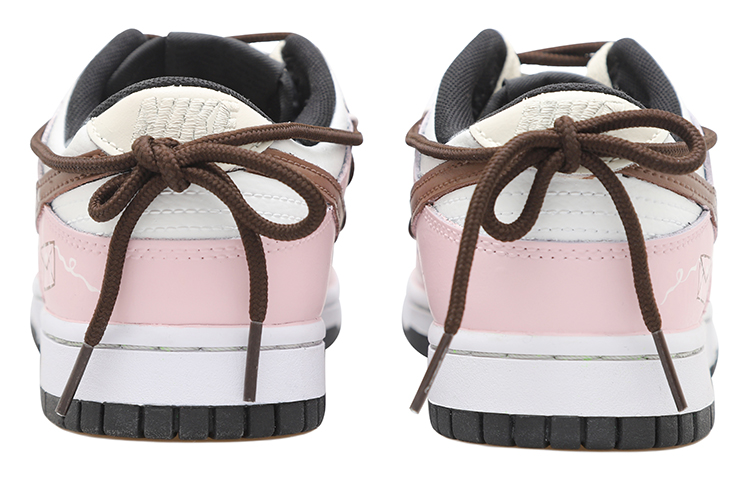 Shop (W) [客製鞋款] 耐吉Dunk Low '羽毛反向雨滴解構夢幻白粉黑' CW1590-100(Team拾玖-信封飘雨S-BOX)