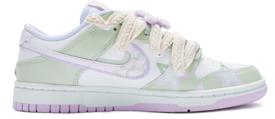 (W) 나이키 덩크 로우 '반딧불이' (커스텀) DD1503-001(TeamR-女款恋萤白绿紫S-BOX) Order (W) 나이키 덩크 로우 '반딧불이' (커스텀) DD1503-001(TeamR-女款恋萤白绿紫S-BOX)