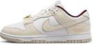 Sizing (W) 【定制鞋款】耐克Dunk Low '第一名奶油白' DV1160-100(Team10-第一名)