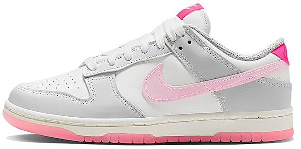 【台灣專屬定製球鞋】Nike Dunk Low 滑板精靈 魚骨圖化 限定版 細緻線條 低筒 滑板鞋 女款 白灰粉色系 Sizing 【台灣專屬定製球鞋】Nike Dunk Low 滑板精靈 魚骨圖化 限定版 細緻線條 低筒 滑板鞋 女款 白灰粉色系