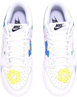 【定制球鞋】 Nike Dunk Low Triple White 花朵 葉子 塗鴉 ins風 簡約 清新 高街 低幫 板鞋 女款 白粉藍 Purchase 【定制球鞋】 Nike Dunk Low Triple White 花朵 葉子 塗鴉 ins風 簡約 清新 高街 低幫 板鞋 女款 白粉藍