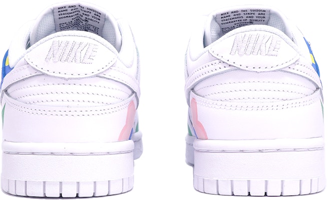 【定制球鞋】 Nike Dunk Low Triple White 花朵 葉子 塗鴉 ins風 簡約 清新 高街 低幫 板鞋 女款 白粉藍 Details for 【定制球鞋】 Nike Dunk Low Triple White 花朵 葉子 塗鴉 ins風 簡約 清新 高街 低幫 板鞋 女款 白粉藍