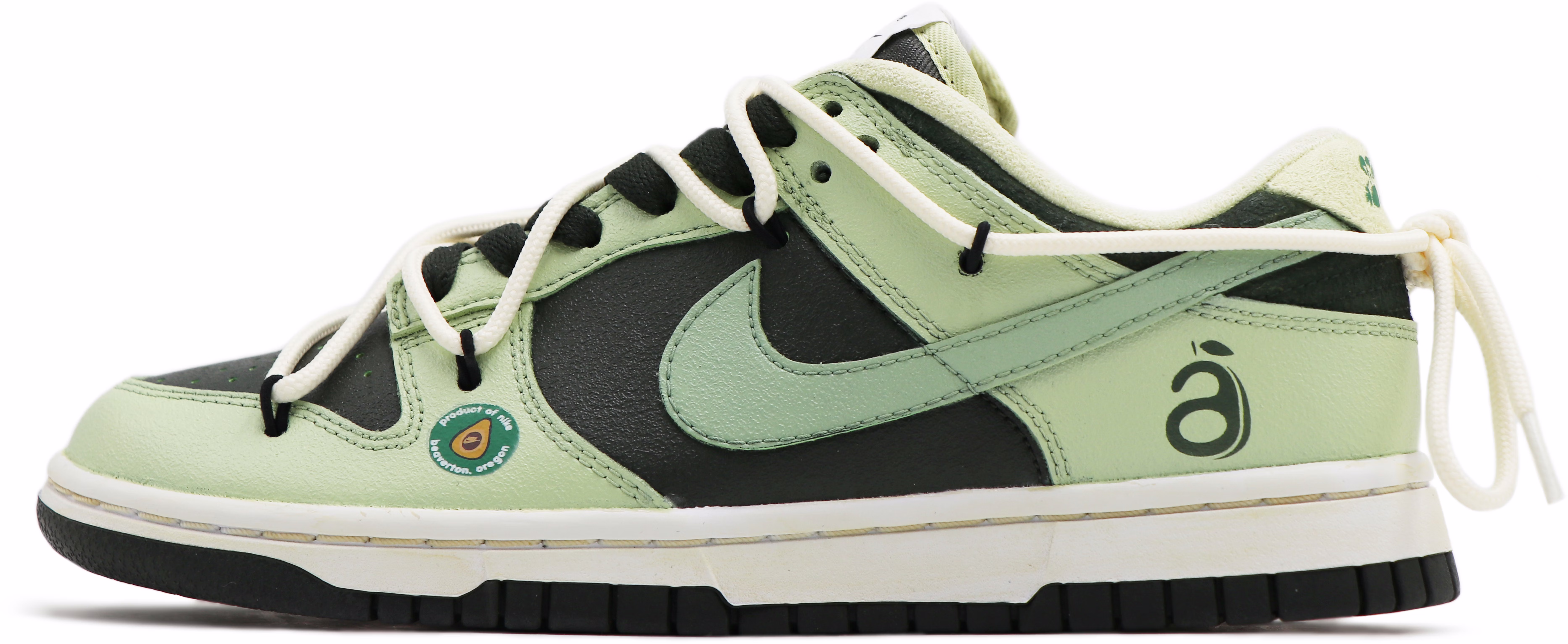 custom-shoes-women-nike-dunk-low-forest-cheese-avocado-green
