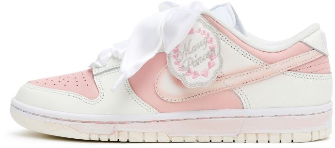 custom-shoes-women-nike-dunk-low-french-princess-pink-white