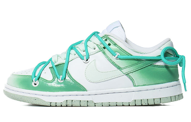 Buy (W) [Sepatu Custom] Nike Dunk Low 'Fresh Gradient Hijau' DN1431-102(Team10--渐变新绿)