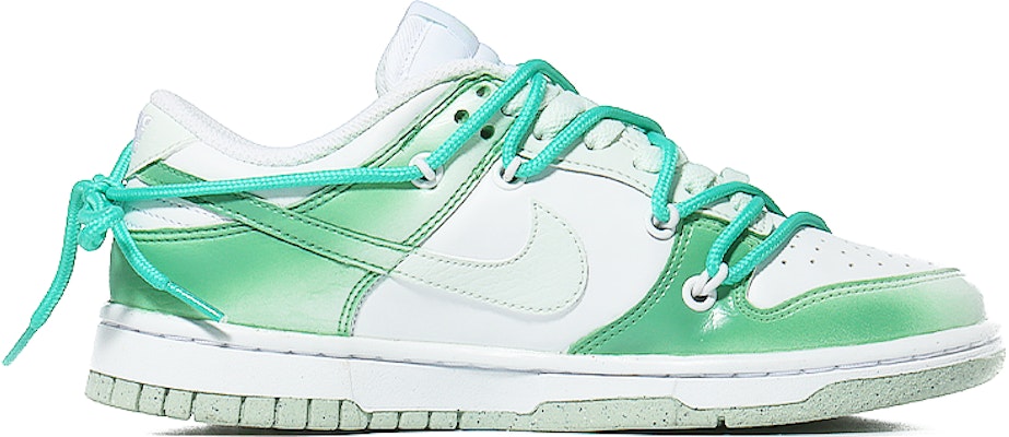 (W) 나이키 덩크 로우 '프레시 그라디언트 그린' (커스텀) DN1431-102(Team10--渐变新绿) Order (W) 나이키 덩크 로우 '프레시 그라디언트 그린' (커스텀) DN1431-102(Team10--渐变新绿)