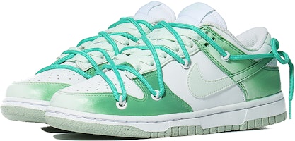 (W) 【定制鞋款】耐克Dunk Low‘清新渐变绿’ DN1431-102(Team10--渐变新绿) Lookbook (W) 【定制鞋款】耐克Dunk Low‘清新渐变绿’ DN1431-102(Team10--渐变新绿)